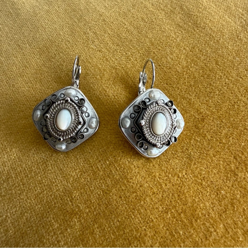 MICHAL GOLAN Pearl & Moonstone Earrings